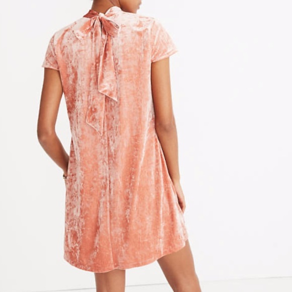 Madewell Velvet High Neck Dress (only worn once) - Picture 4 of 6